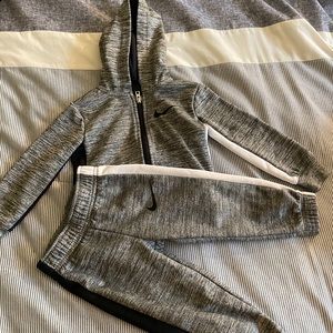 Nike Dri-Fit tracksuit.